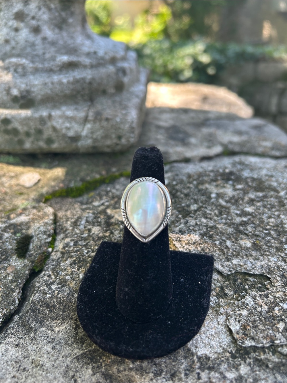 Sterling Silver Teardrop IBlister Pearl